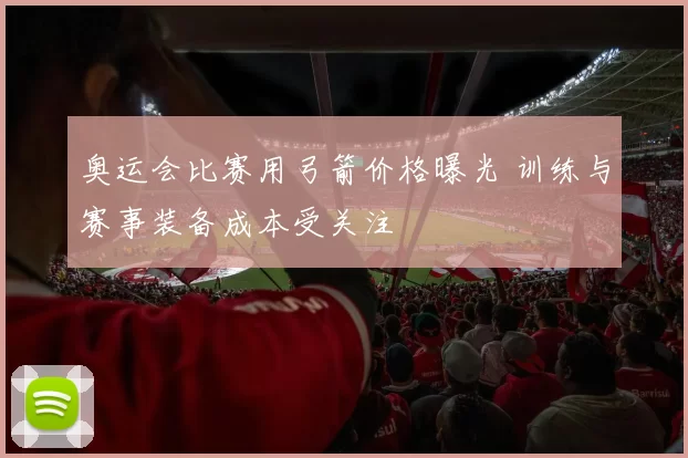 奥运会比赛用弓箭价格曝光 训练与赛事装备成本受关注